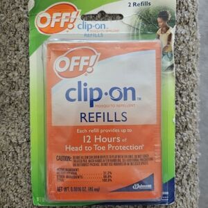 OFF Clip On Mosquito Repellent Refill - 2 Refills In Pack 12 Hours Of Protection